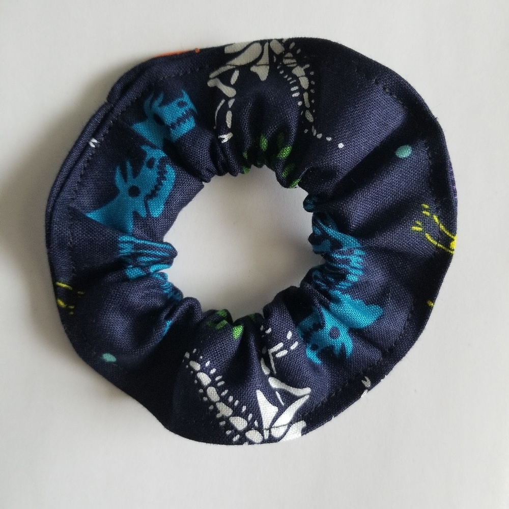 Dinosaur Bones Hair Tie Scrunchie Kid Size